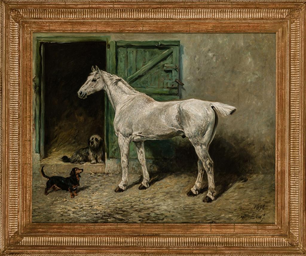Portrait of a Grey Cob, by John Emms (Courtesy of Cross Gate Gallery)